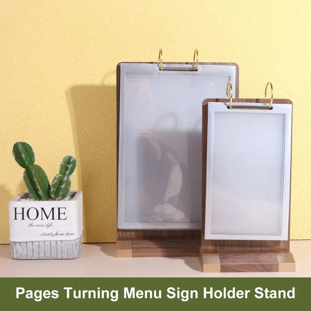 Wooden Holder Ads Display Stand Multi page Label Holder Menu Card Holder Acrylic Loose leaf Sign Holder Display Stand
Wooden Holder Ads Display Stand Multi page Label Holder Menu Card Holder Acrylic Loose leaf Sign Holder Display Stand