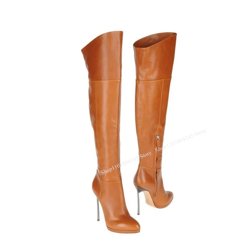 Brown Matte ZipperOver Knee High Boots Pointed Toe Thin High Heel Fashion Sexy 2024 Winter Big Size Woman Shoes Zapatillas Mujer
Brown Matte ZipperOver Knee High Boots Pointed Toe Thin High Heel Fashion Sexy 2024 Winter Big Size Woman Shoes Zapatillas Mujer