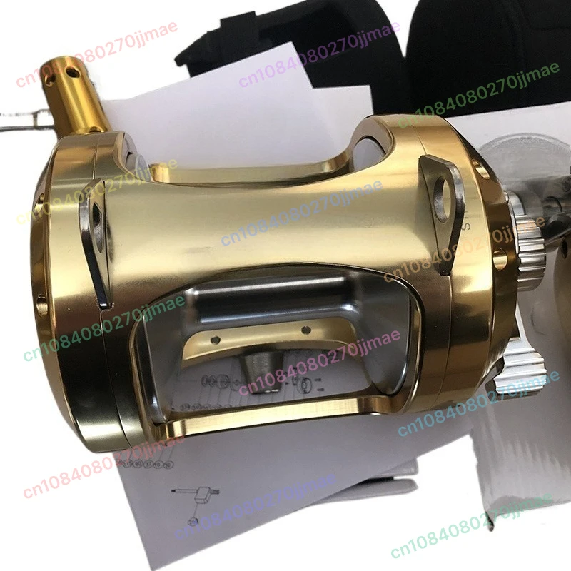 2 Speed Saltwater Fishing Trolling Reel Sea Boat Max Drag 25-50kg Jigging Reel Topline Full Metal
2 Speed Saltwater Fishing Trolling Reel Sea Boat Max Drag 25-50kg Jigging Reel Topline Full Metal