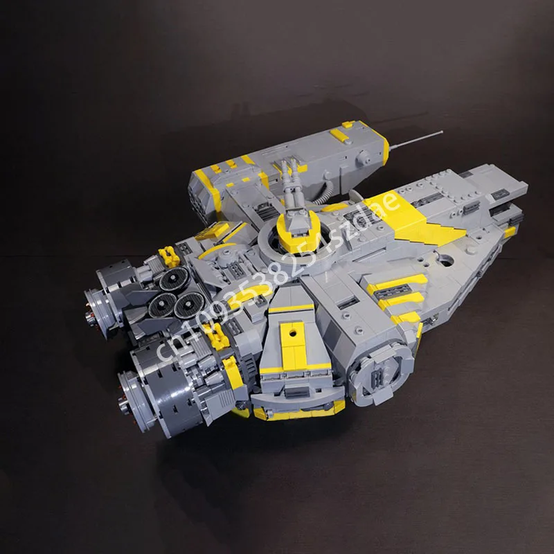 1677PCS Moc Star Battle XS - Stock Light Freighter Модель Строительные блоки Кирпичи Diy Креативная сборка Развивающие игрушки Подарок ребенку
1677PCS Moc Star Battle XS - Stock Light Freighter Модель Строительные блоки Кирпичи Diy Креативная сборка Развивающие игрушки Подарок ребенку