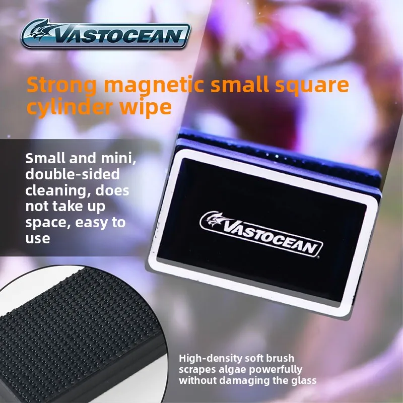 VASTOCEAN Nano Aquarium Magnetic Cleaner Mini Algae Scrubber for Small Glass Tanks with Strong Magnetic Force
VASTOCEAN Nano Aquarium Magnetic Cleaner Mini Algae Scrubber for Small Glass Tanks with Strong Magnetic Force