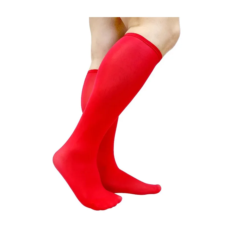 Glossy Mens Long Tube Socks Knee High Shiny Color Solid See Through Stocking Lingerie Sexy Formal Dress Suit Hose
Glossy Mens Long Tube Socks Knee High Shiny Color Solid See Through Stocking Lingerie Sexy Formal Dress Suit Hose