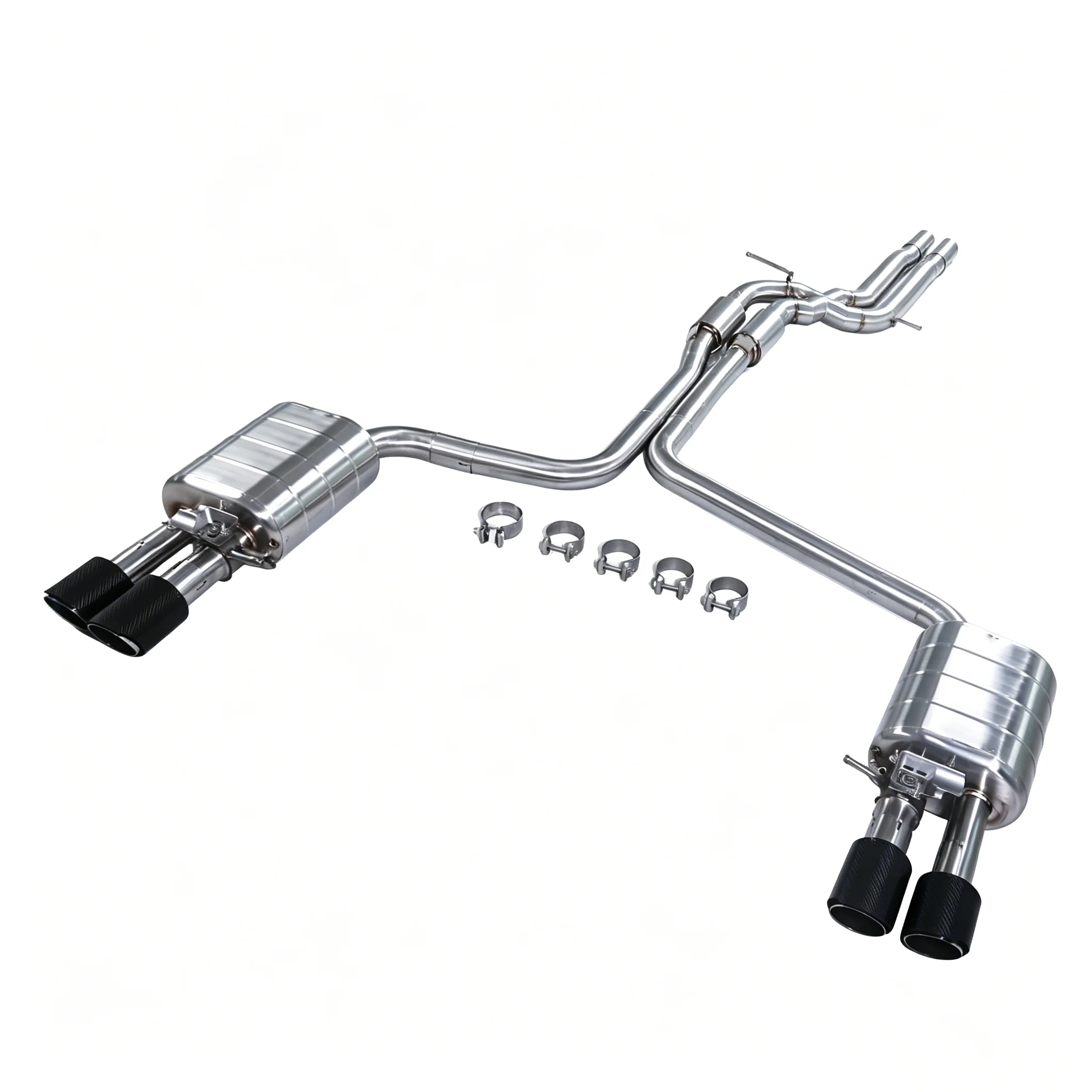 GFC is suitable for the 2009-2018 Audi S6 S7 S8 C7 4.0T high-performance 304 stainless steel Catback Valvetronic exhaust system
GFC is suitable for the 2009-2018 Audi S6 S7 S8 C7 4.0T high-performance 304 stainless steel Catback Valvetronic exhaust system