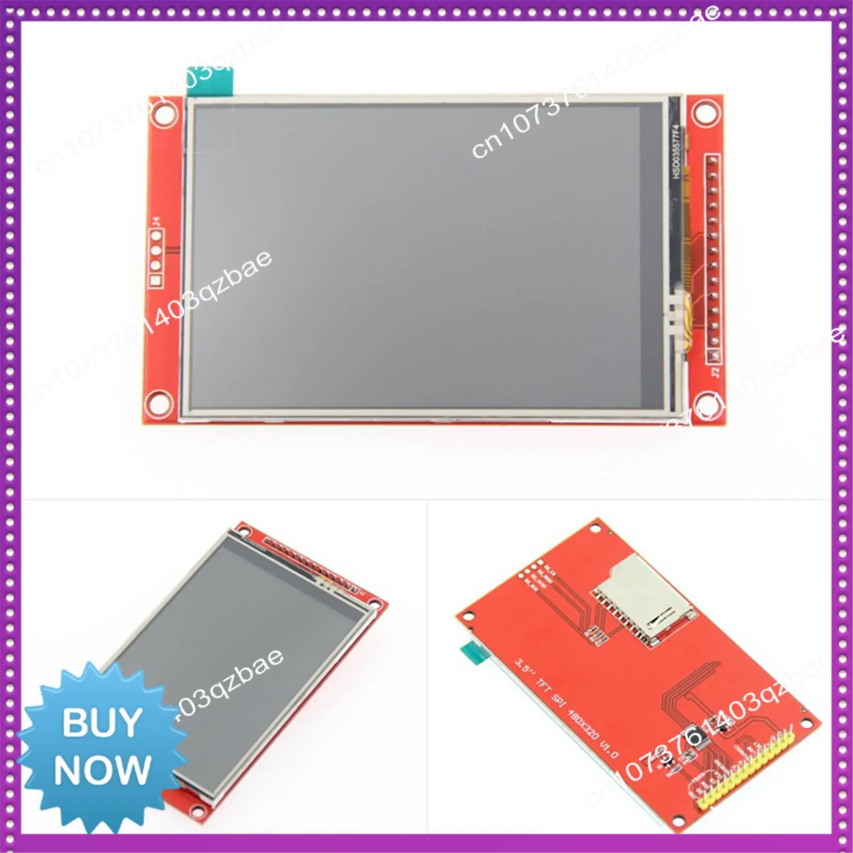 Hot Ltem 1 Piece 3.5 Inch SPI Serial LCD Module Driver IC ILI9488 Support Capacitive Touch
Hot Ltem 1 Piece 3.5 Inch SPI Serial LCD Module Driver IC ILI9488 Support Capacitive Touch