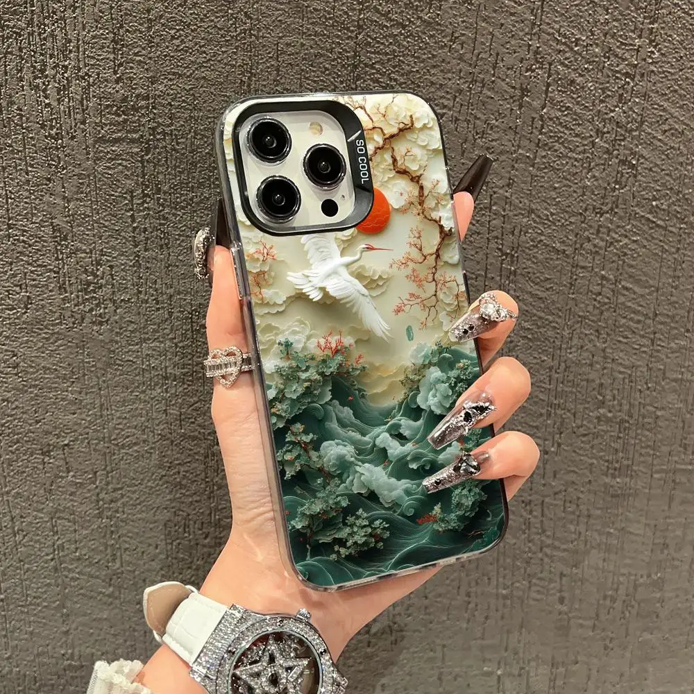 Mural landscape case for iPhone 16 15 14 13 12 11 Pro/ Max/Plus shock-proof rear cover anti-fingerprint
Mural landscape case for iPhone 16 15 14 13 12 11 Pro/ Max/Plus shock-proof rear cover anti-fingerprint