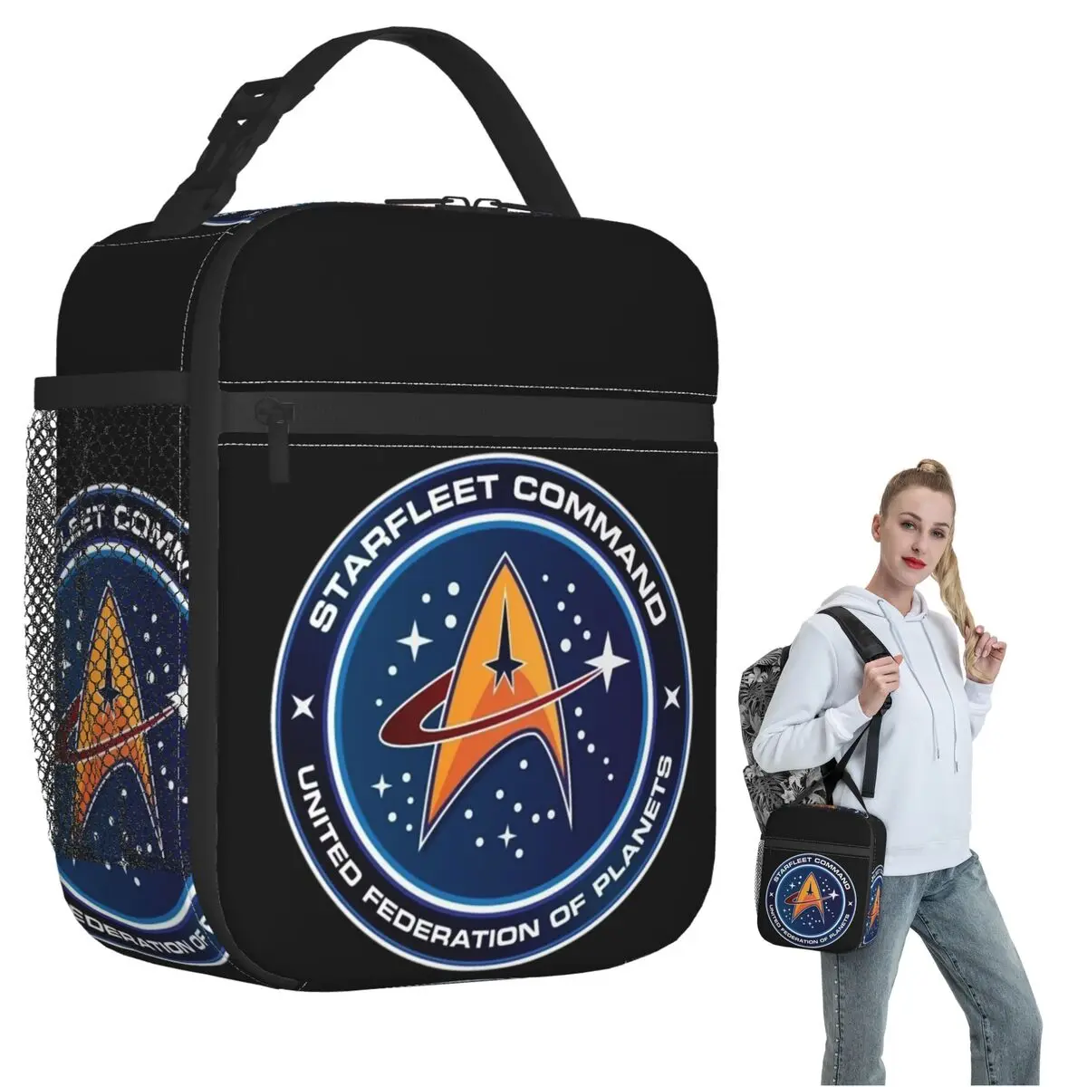 Star Treks Science Fiction TV Series Insulated Lunch Bag for Women Children Portable Food Boxes Thermal Lunch Box Tote
Star Treks Science Fiction TV Series Insulated Lunch Bag for Women Children Portable Food Boxes Thermal Lunch Box Tote