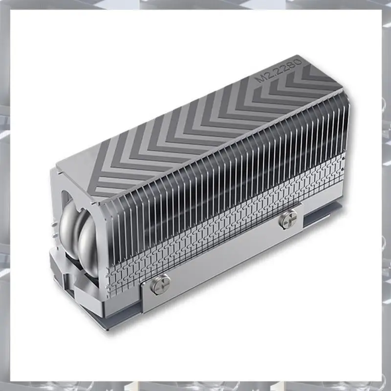 M.2 2280 Nvme SSD-радиатор, кулер с двумя тепловыми трубками, высокопроизводительная термопрокладка для 2280, SSD-накопитель, ПК, компьютера, SSD-кулер
M.2 2280 Nvme SSD-радиатор, кулер с двумя тепловыми трубками, высокопроизводительная термопрокладка для 2280, SSD-накопитель, ПК, компьютера, SSD-кулер