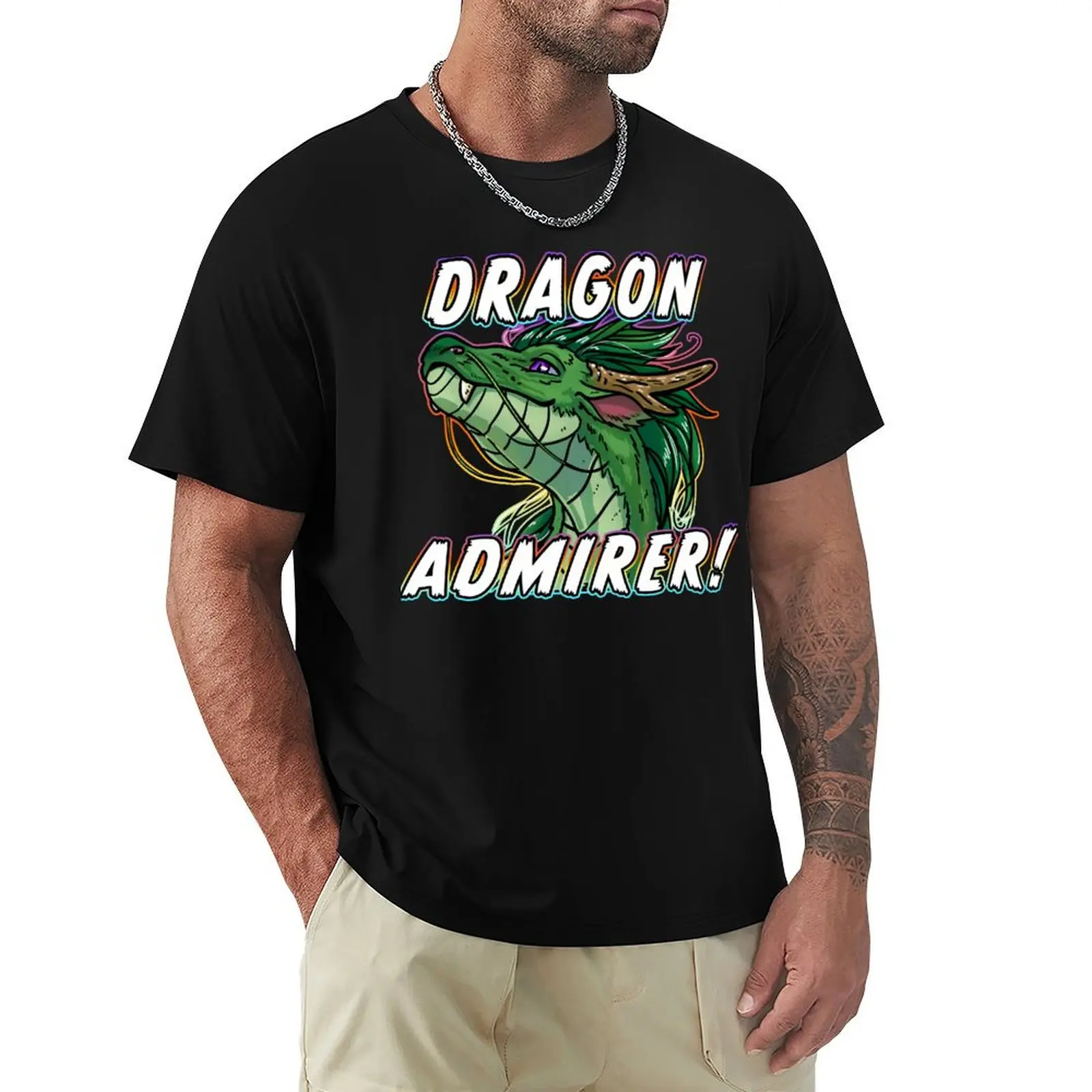 Dragon Admirer! (Green) T-Shirt Casual Everyday Short Sleeve T-Shirt
Dragon Admirer! (Green) T-Shirt Casual Everyday Short Sleeve T-Shirt