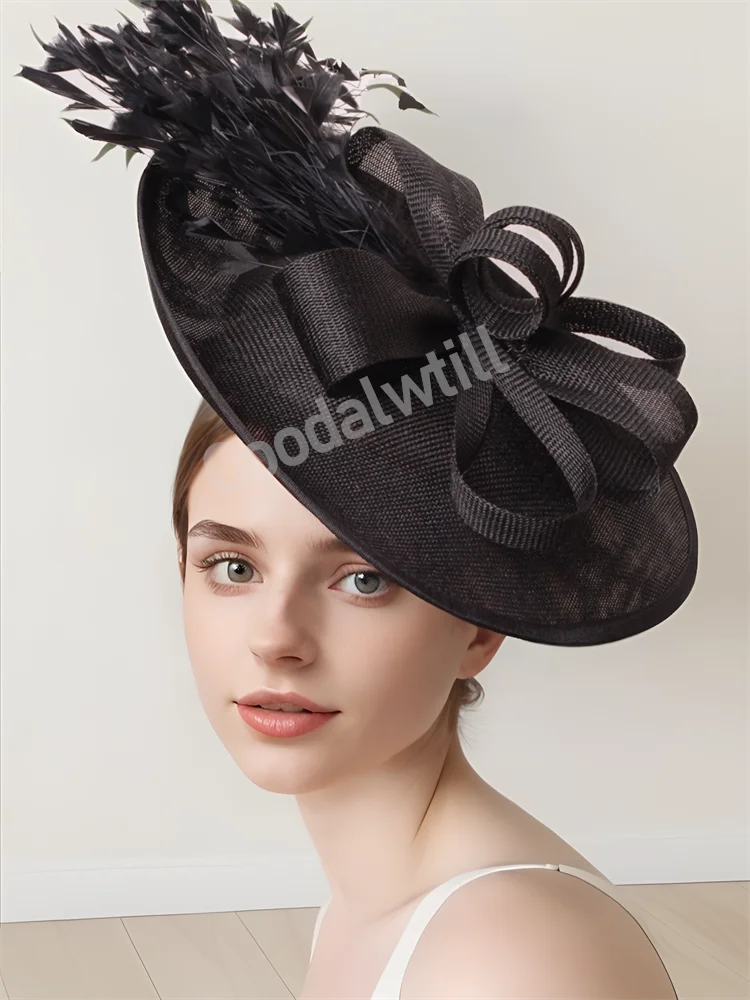 Women Wedding Party Fascinators Hats Kentucky Women Feather Royal Ascot Chapeau Cap With Headband Ladies Chic Fascinator Pillbox 
Women Wedding Party Fascinators Hats Kentucky Women Feather Royal Ascot Chapeau Cap With Headband Ladies Chic Fascinator Pillbox