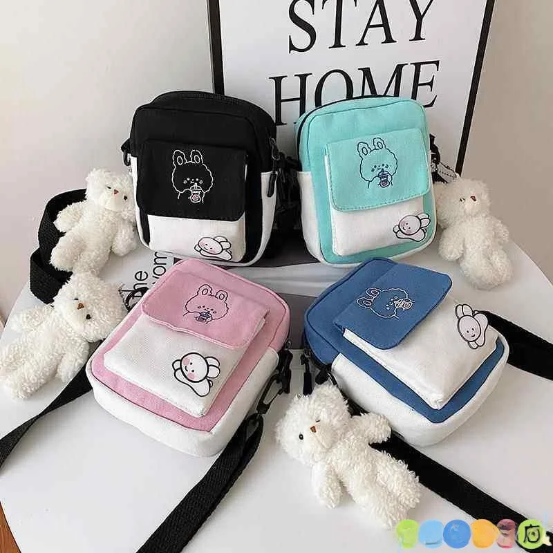 Cute Canvas Kids' Small Bag Outgoing Simple Girl's Coin Purse Little Girl's Crossbody Bag Korean Style Single Shoulder Bag
Cute Canvas Kids' Small Bag Outgoing Simple Girl's Coin Purse Little Girl's Crossbody Bag Korean Style Single Shoulder Bag
