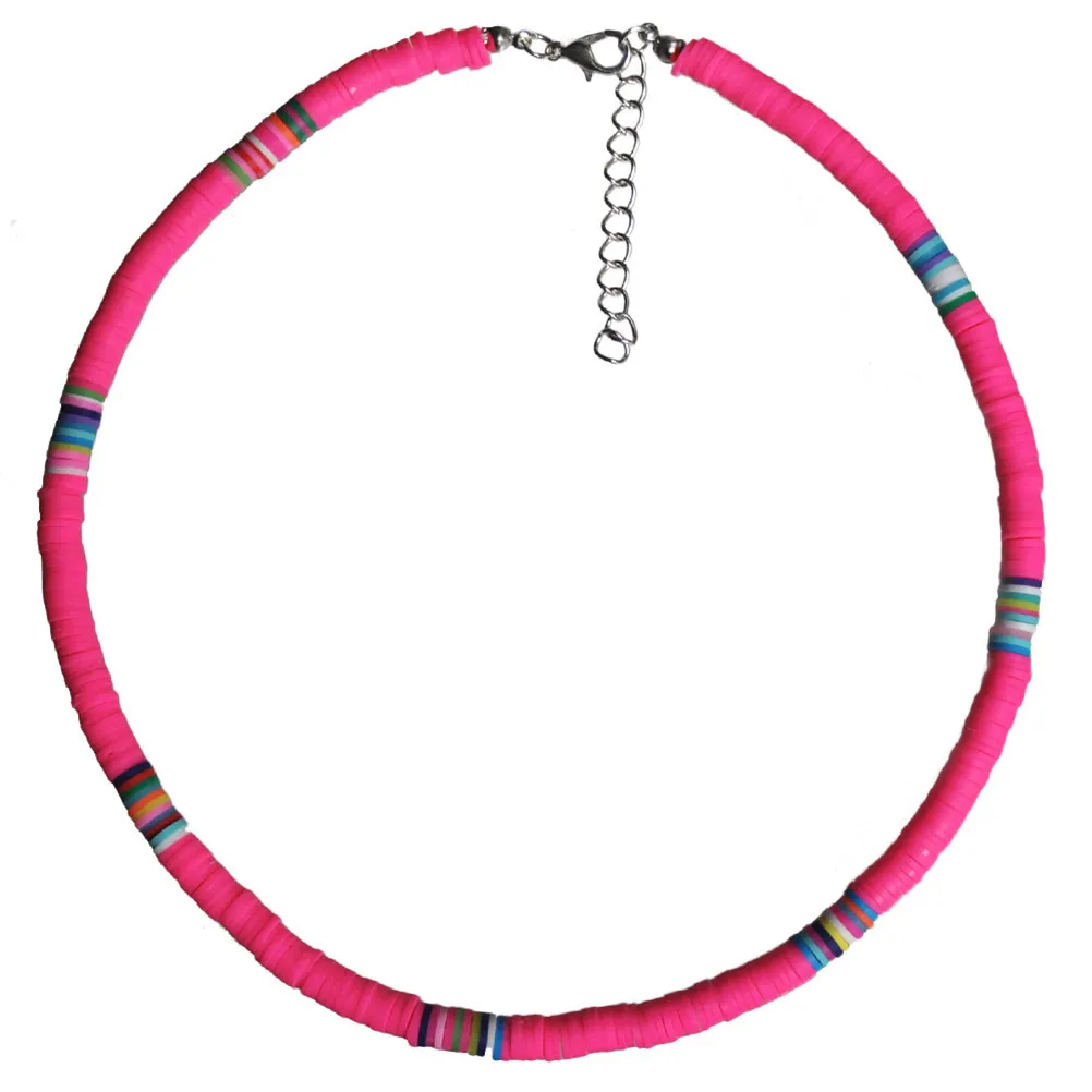 Clay and Alloy Round Disc Necklace for Women Lightweight Comfortable Skin Feel Colorful Boho Style Summer Beach Party Festival
Clay and Alloy Round Disc Necklace for Women Lightweight Comfortable Skin Feel Colorful Boho Style Summer Beach Party Festival