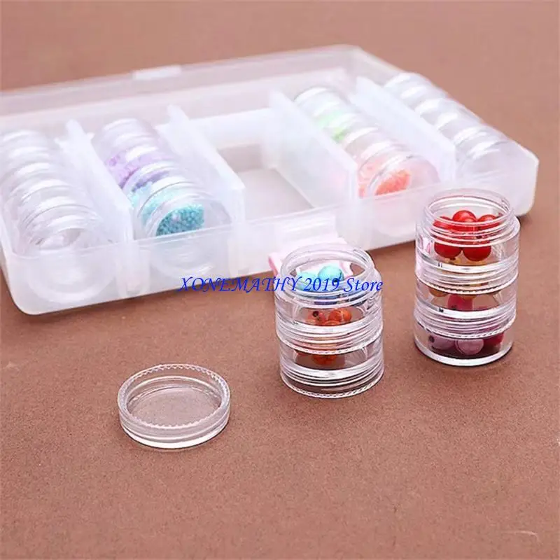 F42F Durable Storage Box Storage Container Powder Storage Box Small Item Perfect for Jewelry Nails and More
F42F Durable Storage Box Storage Container Powder Storage Box Small Item Perfect for Jewelry Nails and More