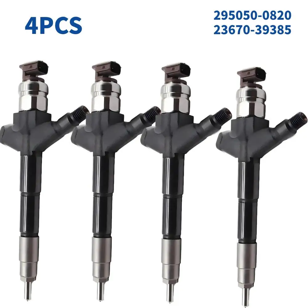 4X Diesel Fuel Injector Assembly 295050-0820 23670-39385 for Toyota 1KD 1KD-FTV
4X Diesel Fuel Injector Assembly 295050-0820 23670-39385 for Toyota 1KD 1KD-FTV