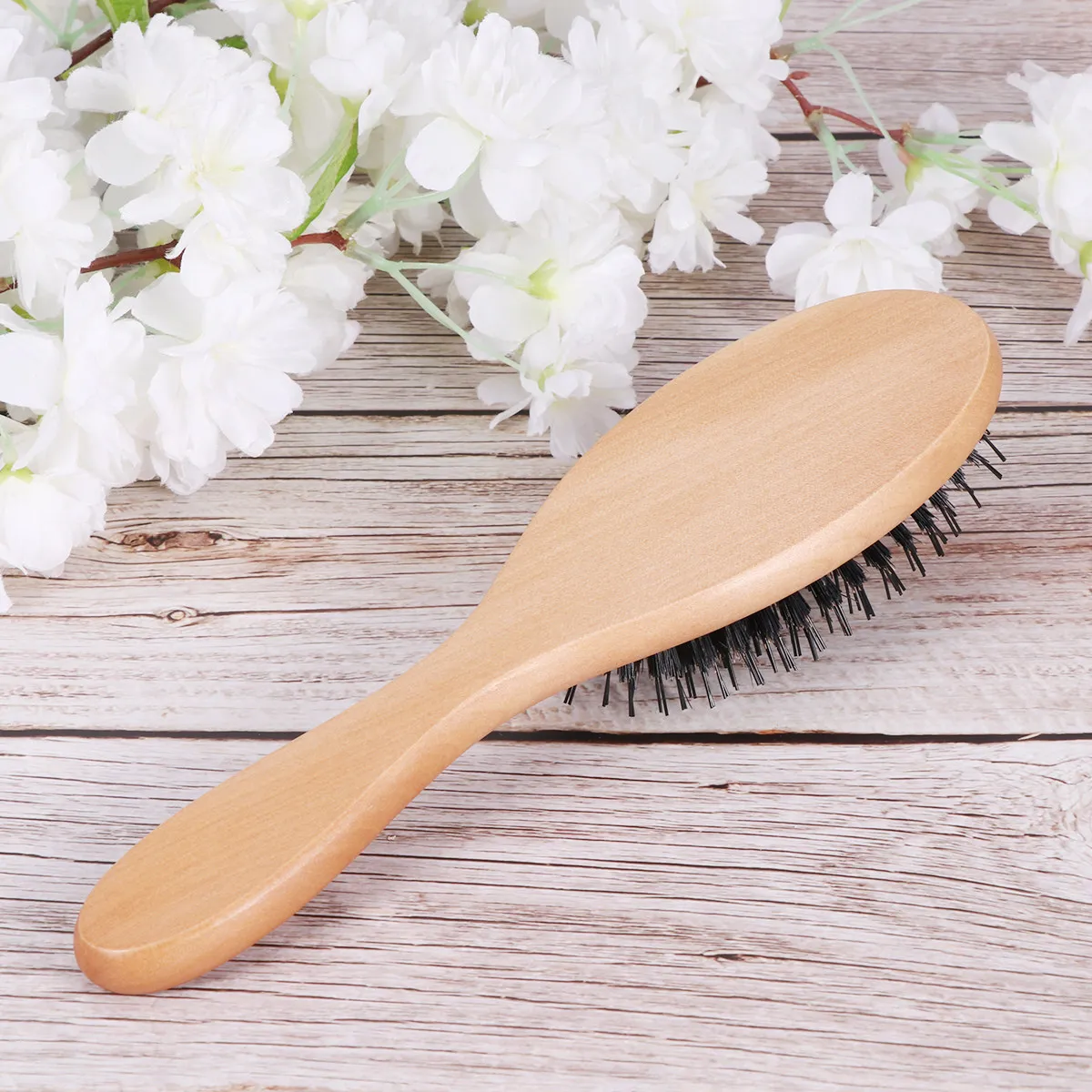 1Pcs Ergonomic Wooden Massage Comb with Soft Bristles for Scalp Stimulation Blood Flow Relief Headache Fatigue
1Pcs Ergonomic Wooden Massage Comb with Soft Bristles for Scalp Stimulation Blood Flow Relief Headache Fatigue