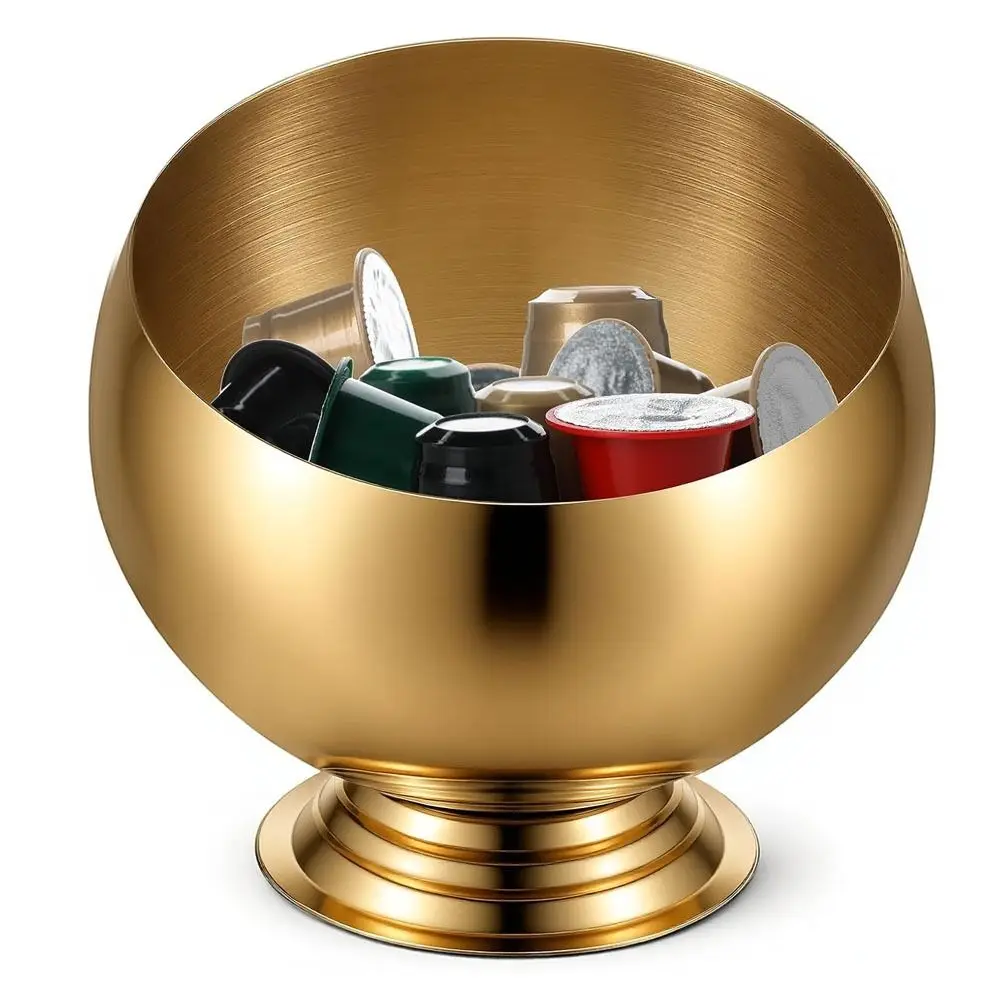 Держатель для кофейных капсул большой вместимости, многофункциональный, из нержавеющей стали, с широким горлышком, золотистого цвета
Держатель для кофейных капсул большой вместимости, многофункциональный, из нержавеющей стали, с широким горлышком, золотистого цвета