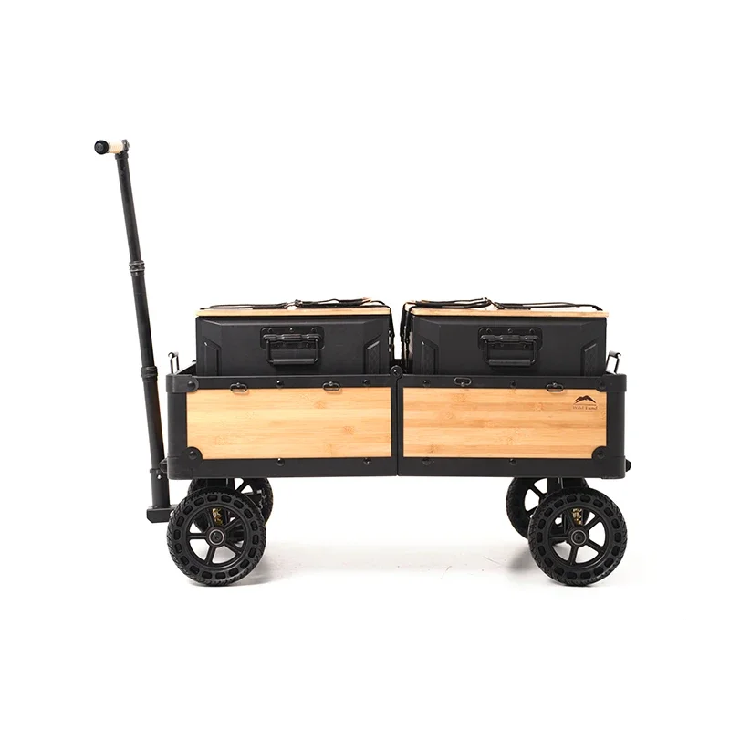 Classic Design Camping Wagon with Metal and Baboom Clappers Detachable Wheels Outdoor Storage Box Gears for Camping
Classic Design Camping Wagon with Metal and Baboom Clappers Detachable Wheels Outdoor Storage Box Gears for Camping