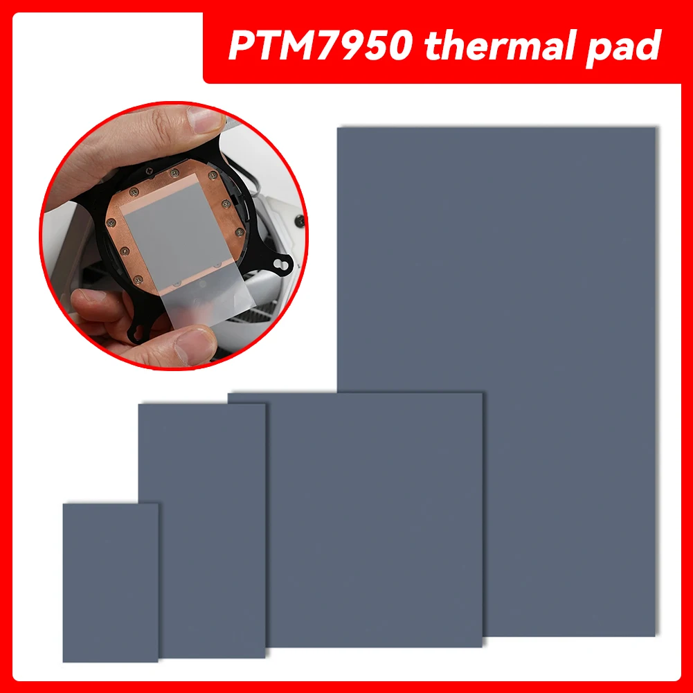 For Honeywell PTM7950 Heat Dissipation Pad Patch 8.5W/mK CPU Thermal Conductive Paste Pad Patch Lightweight for Laptop GPU CPU
For Honeywell PTM7950 Heat Dissipation Pad Patch 8.5W/mK CPU Thermal Conductive Paste Pad Patch Lightweight for Laptop GPU CPU