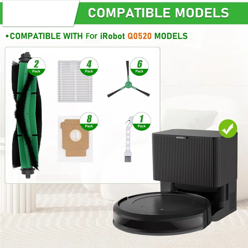 A15Q-Essential Robot Vacuum Cleaner Accessory Kit Replacement Parts For Irobot Roomba 2 Q0520
A15Q-Essential Robot Vacuum Cleaner Accessory Kit Replacement Parts For Irobot Roomba 2 Q0520