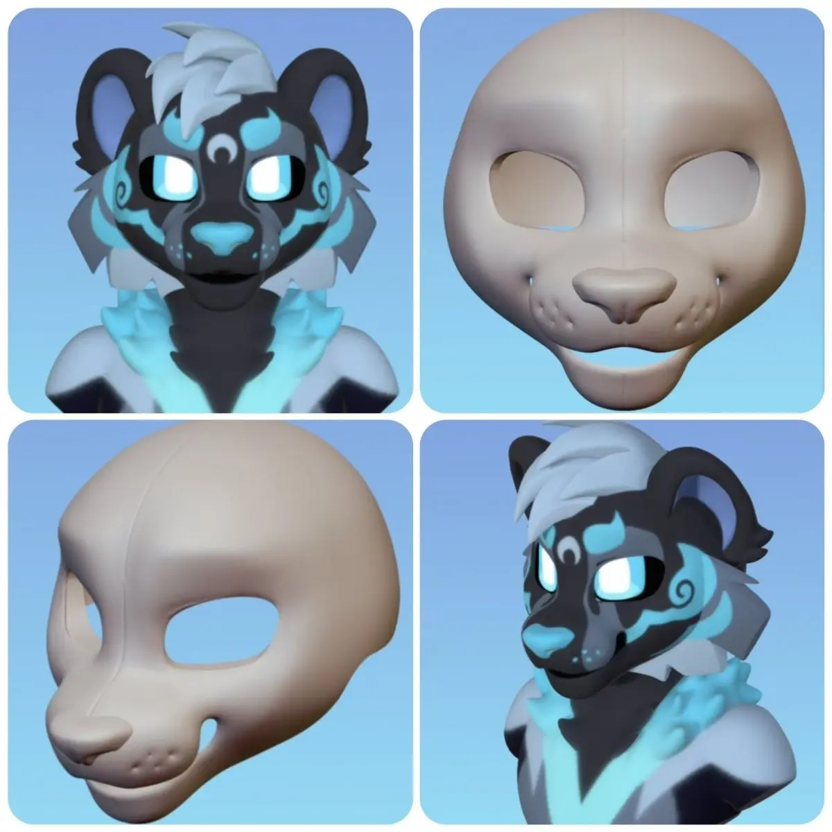 3D Printing Realistic Style Kemono Fursuit Headbase Furry Cosplay Costumes Accessories Cosplay Kigurumi Base Mask Kemono
3D Printing Realistic Style Kemono Fursuit Headbase Furry Cosplay Costumes Accessories Cosplay Kigurumi Base Mask Kemono