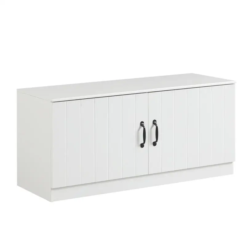 2-Door Shoe Bench Shoe Storage Cabinet with Adjustable Shelves-White
2-Door Shoe Bench Shoe Storage Cabinet with Adjustable Shelves-White