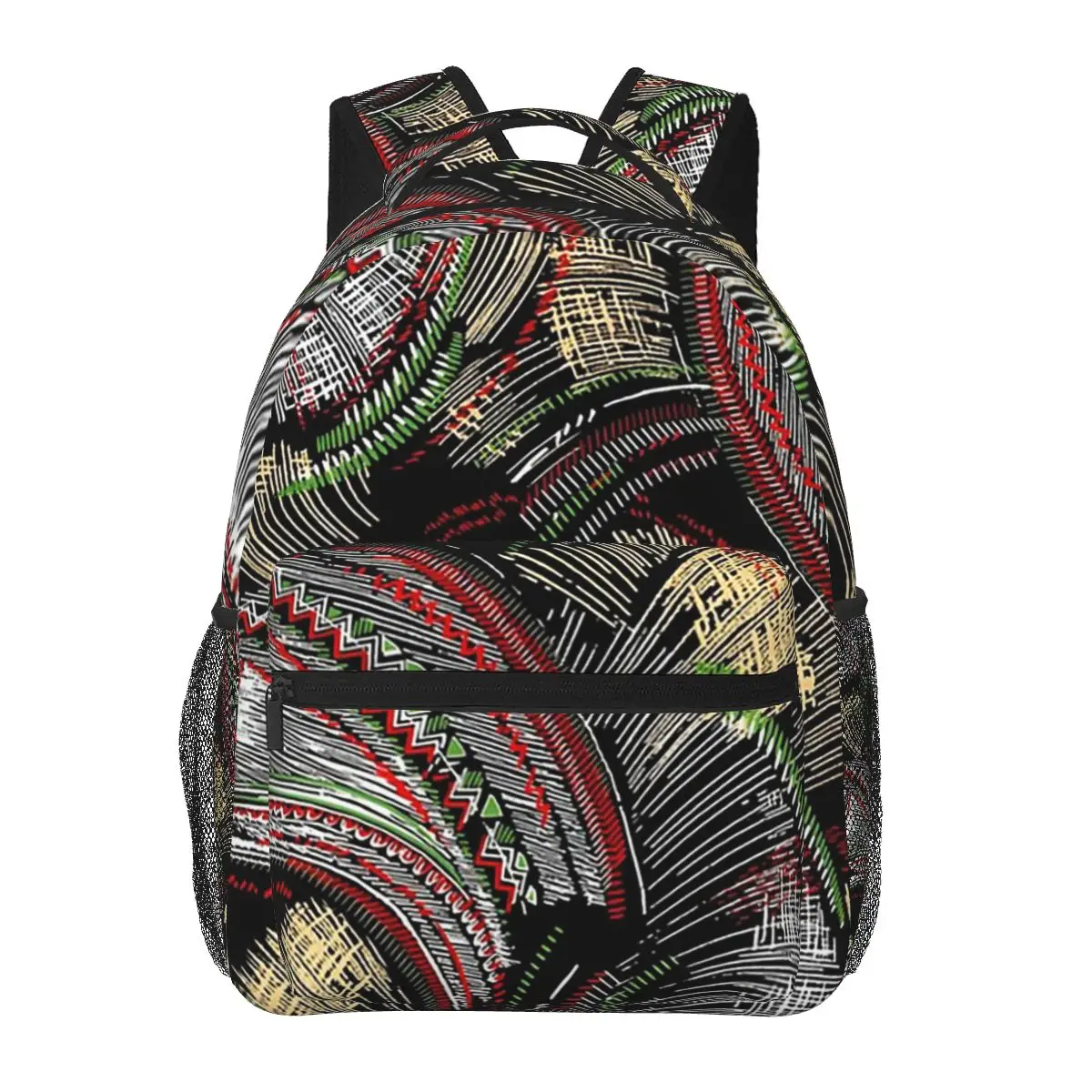 Vibrant Tribal Abstract Dynamic Ethnic Inspired Backpack Hot Sale Daypack Large Capacity BookBag School Bag Shoulder Bags
Vibrant Tribal Abstract Dynamic Ethnic Inspired Backpack Hot Sale Daypack Large Capacity BookBag School Bag Shoulder Bags