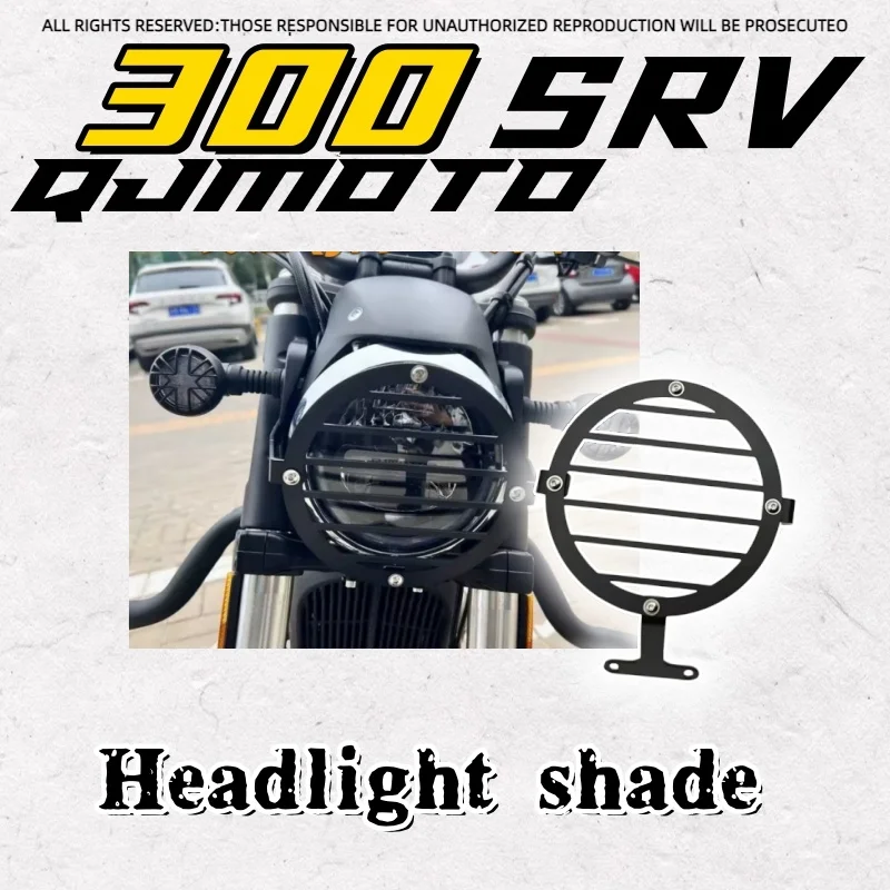 For QJMOTOR SRV 300 300s Motorcycle Headlight Decorative Cover Headlight Cover Protects The Lamp Shade QJMOTOR SRV 300 300s
For QJMOTOR SRV 300 300s Motorcycle Headlight Decorative Cover Headlight Cover Protects The Lamp Shade QJMOTOR SRV 300 300s