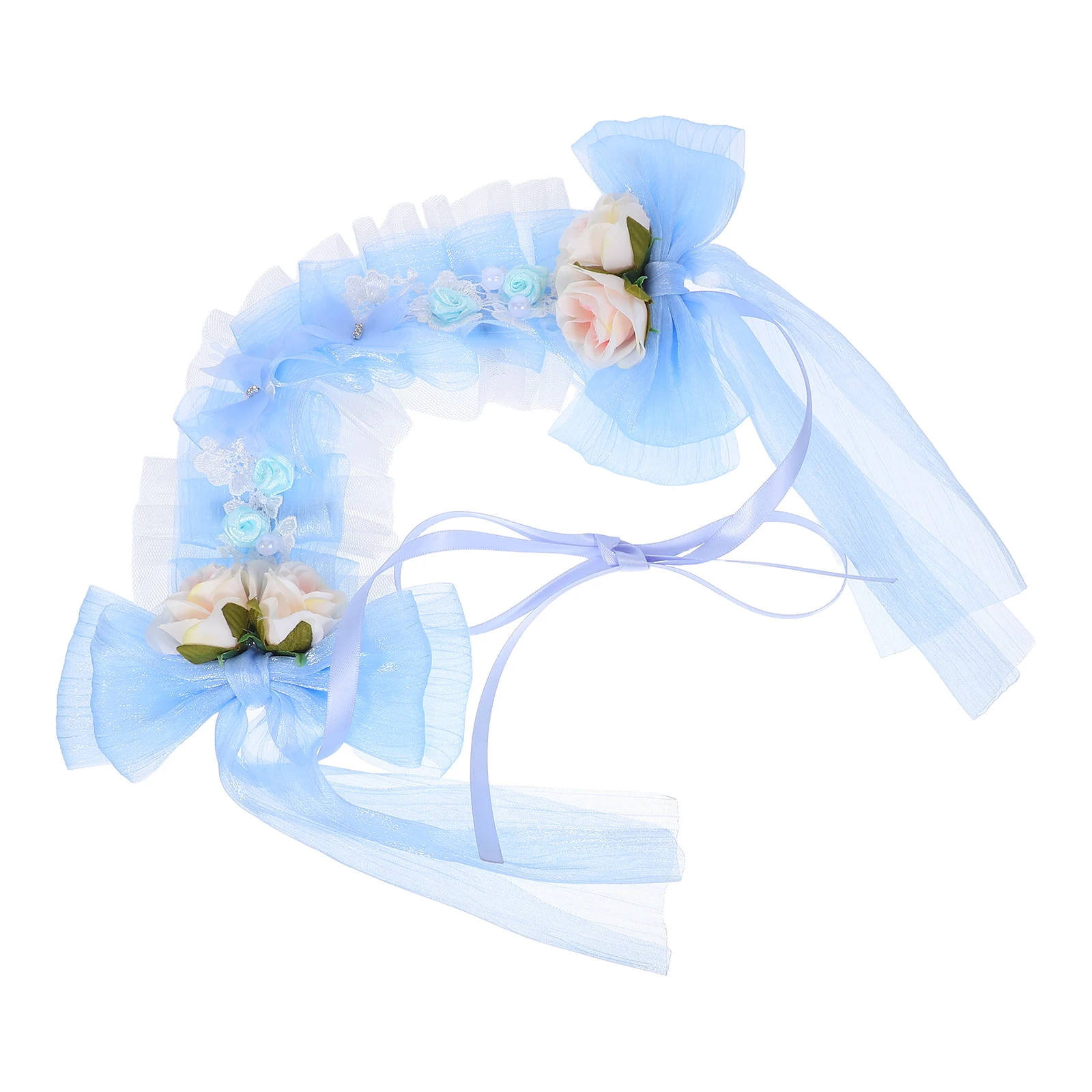 Lolita Headband Sky Blue Lace Bow Vintage Pearl Girls Party Masquerade Costume Prop Comfortable Kids Hairstyle
Lolita Headband Sky Blue Lace Bow Vintage Pearl Girls Party Masquerade Costume Prop Comfortable Kids Hairstyle