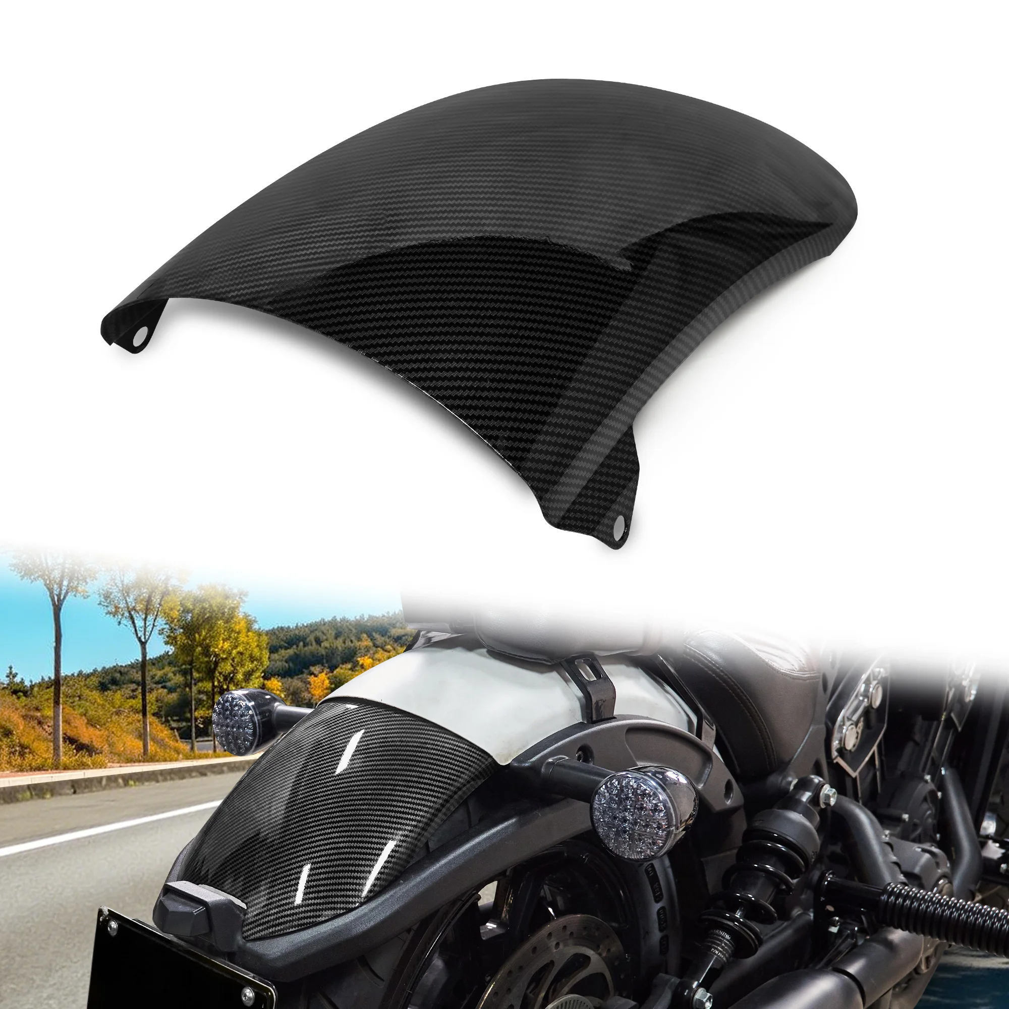 Motorcycle Steel Rear Fender Extender Mudguard Extension For Indian Scout 2015-2024 Glossy Carbon Fiber Style
Motorcycle Steel Rear Fender Extender Mudguard Extension For Indian Scout 2015-2024 Glossy Carbon Fiber Style
