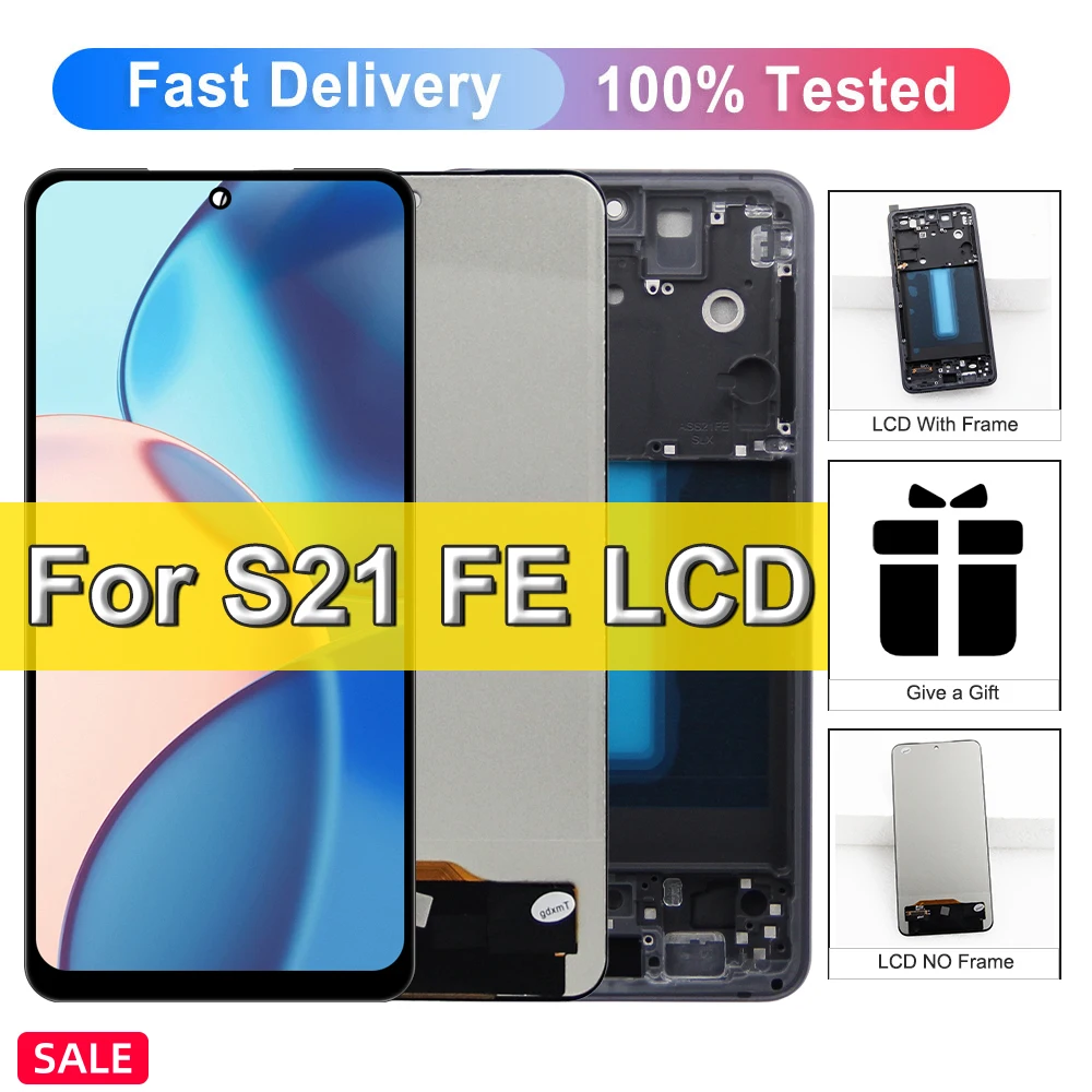 TFT S21 FE for Samsung Galaxy S21 FE LCD Display G990B G990U Touch Screen Digitizer Assembly Replacement Display 100% Tested
TFT S21 FE for Samsung Galaxy S21 FE LCD Display G990B G990U Touch Screen Digitizer Assembly Replacement Display 100% Tested