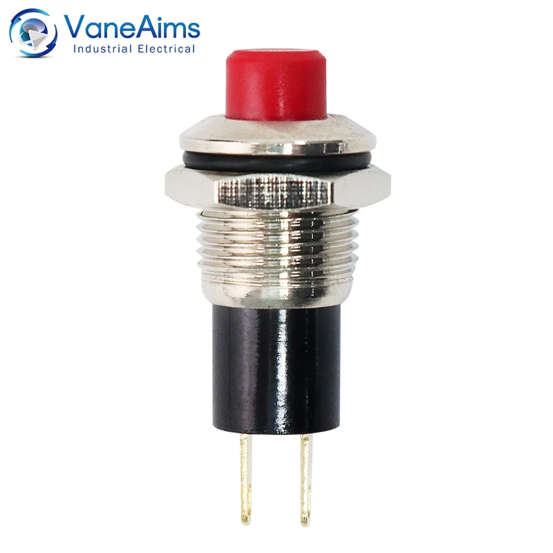 6pcs 10mm Mini Button with Fixation Latching Self-locking Micro Push Button Switch 2 pins 1NO Normally Open 3A/125V 1A/250V
6pcs 10mm Mini Button with Fixation Latching Self-locking Micro Push Button Switch 2 pins 1NO Normally Open 3A/125V 1A/250V