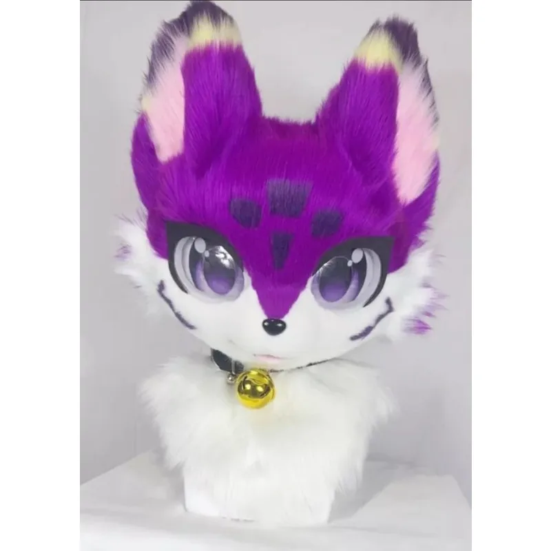 Furry Dark Purple Fox Long Fur Husky Dog Mascot Head Fursuit Party Cosplay
Furry Dark Purple Fox Long Fur Husky Dog Mascot Head Fursuit Party Cosplay