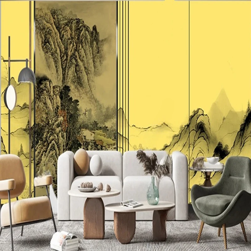 Custom Mural Wallpaper New Chinese Style Black White Ink Landscape Art for Living Room TV Background Home Decor Wall Covering
Custom Mural Wallpaper New Chinese Style Black White Ink Landscape Art for Living Room TV Background Home Decor Wall Covering