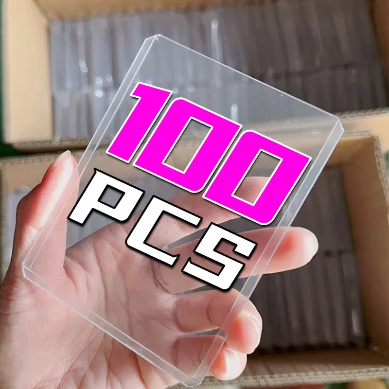 100 шт. новые 35PT прозрачные рукава для карт 35PT TopLoaders ПВХ жесткий пластиковый держатель для игровых карт чехол для коллекционных коллекционных коллекционных карточек
100 шт. новые 35PT прозрачные рукава для карт 35PT TopLoaders ПВХ жесткий пластиковый держатель для игровых карт чехол для коллекционных коллекционных коллекционных карточек