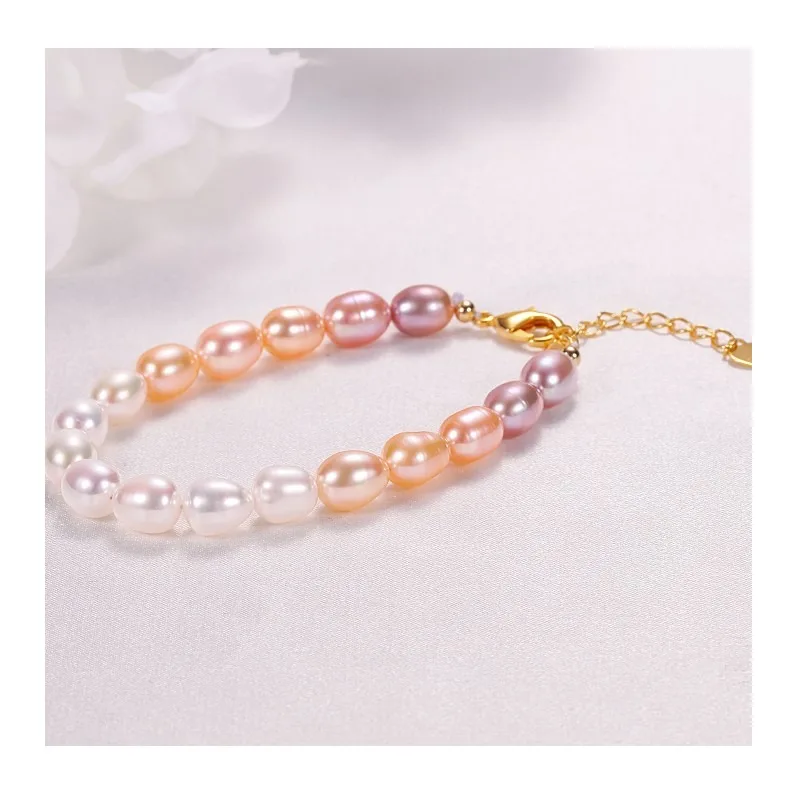 Pearl Jewelry Gradual Change Color Fashion Bracelet New Jewelry Rainbow Color Bracelet Freshwater Pearl Bracelet Women
Pearl Jewelry Gradual Change Color Fashion Bracelet New Jewelry Rainbow Color Bracelet Freshwater Pearl Bracelet Women