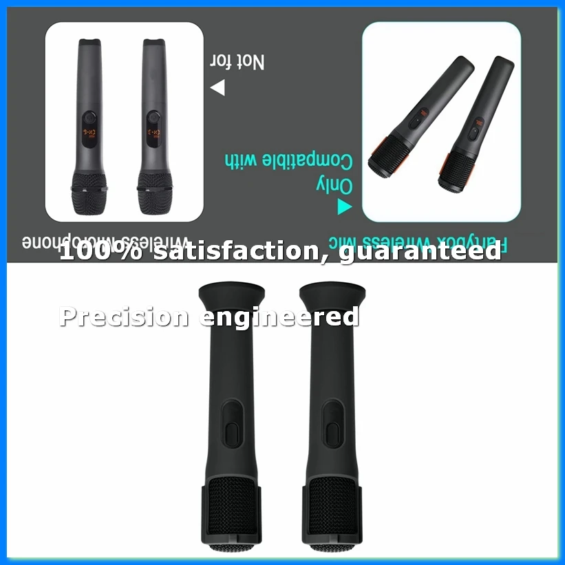 2Pcs Silicone Case for PartyBox Wireless Microphone Anti-Rolling Protective Case with Base Microphone Case Black-ELEC
2Pcs Silicone Case for PartyBox Wireless Microphone Anti-Rolling Protective Case with Base Microphone Case Black-ELEC