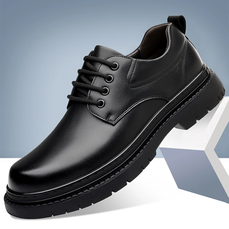 Men's Casual Leather Shoes Designer Trendy All-match Platform Shoes Men's Business Breathable Leather Shoes Zapatos De Hombre
Men's Casual Leather Shoes Designer Trendy All-match Platform Shoes Men's Business Breathable Leather Shoes Zapatos De Hombre
