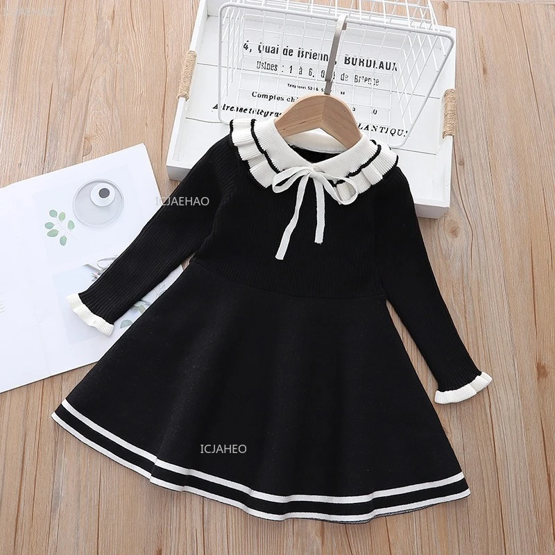 Вязаное платье для девочек, праздничное платье трапециевидной формы, одежда для малышей, детская повседневная одежда, наряд для малышей, костюм для малышей, детская мода, весна-осень
Вязаное платье для девочек, праздничное платье трапециевидной формы, одежда для малышей, детская повседневная одежда, наряд для малышей, костюм для малышей, детская мода, весна-осень