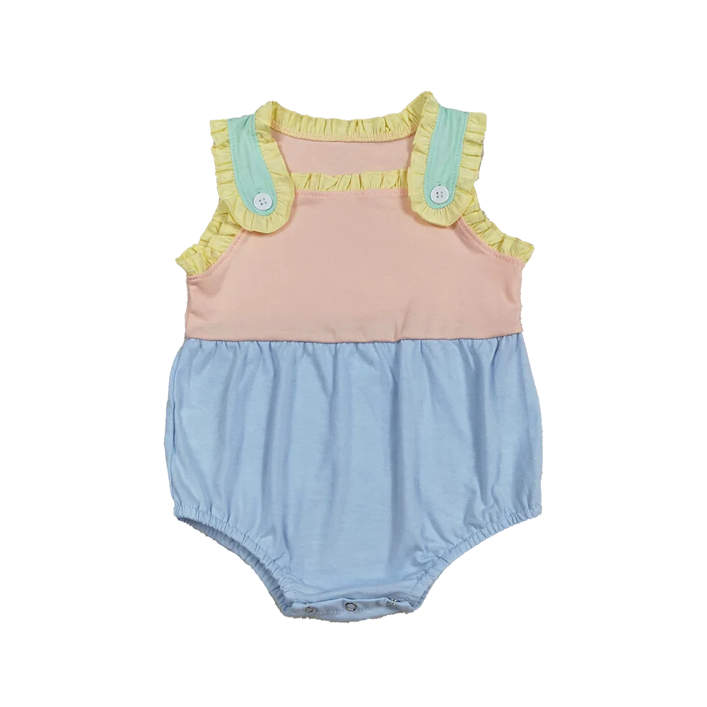 НОВЫЕ детские комбинезоны RTS для девочек без рукавов, розово-голубые, с рюшами и вставками
НОВЫЕ детские комбинезоны RTS для девочек без рукавов, розово-голубые, с рюшами и вставками