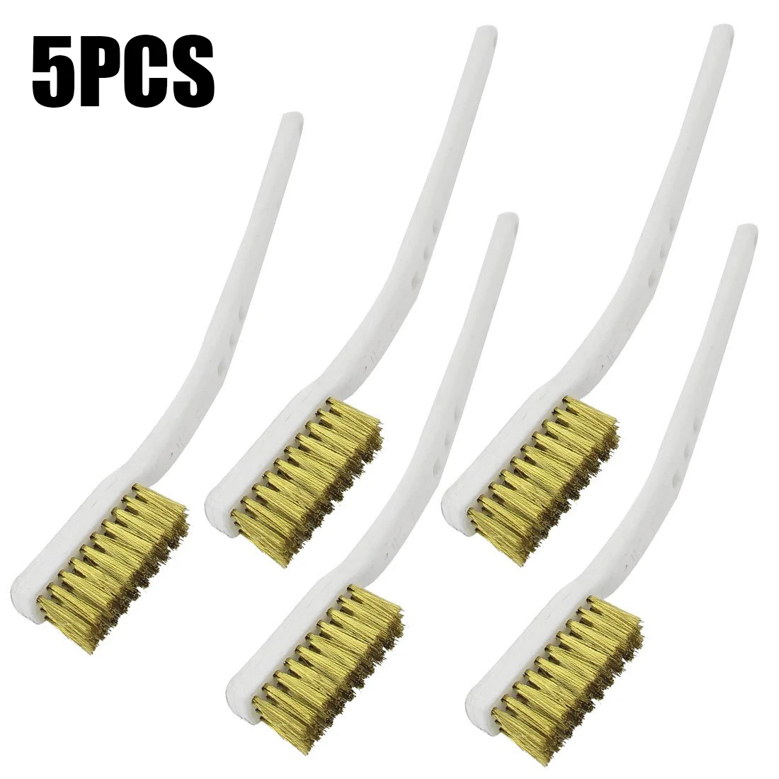 5Pcs 175mm Brass Wire Brush Mini Paint Rust Remover Steel Wire Brushes Industrial Metal Polishing Burring Cleaning Brush
5Pcs 175mm Brass Wire Brush Mini Paint Rust Remover Steel Wire Brushes Industrial Metal Polishing Burring Cleaning Brush