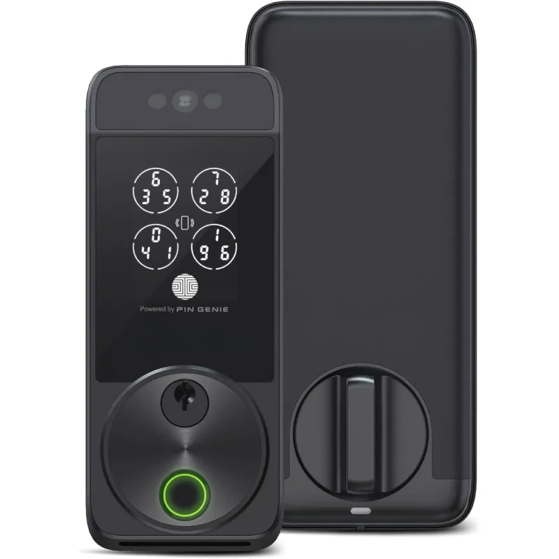 Series Smart Lock, Facial Recognition & Fingerprint Keyless Entry Door Lock, Built-in Wi-Fi Deadbolt with App
Series Smart Lock, Facial Recognition & Fingerprint Keyless Entry Door Lock, Built-in Wi-Fi Deadbolt with App