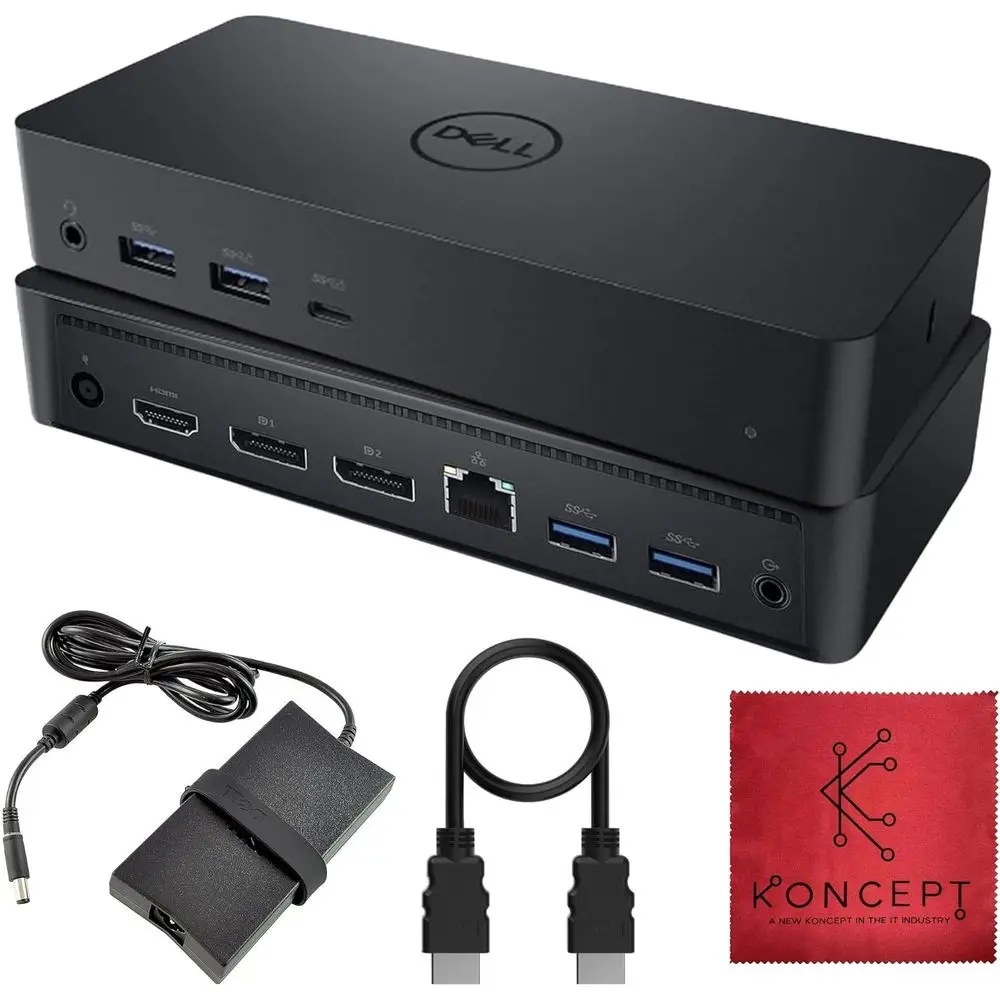 6000 Series Dual Monitor Docking Station with USB 3.0, USB-C, and HDMI Cable (Renewed)
6000 Series Dual Monitor Docking Station with USB 3.0, USB-C, and HDMI Cable (Renewed)