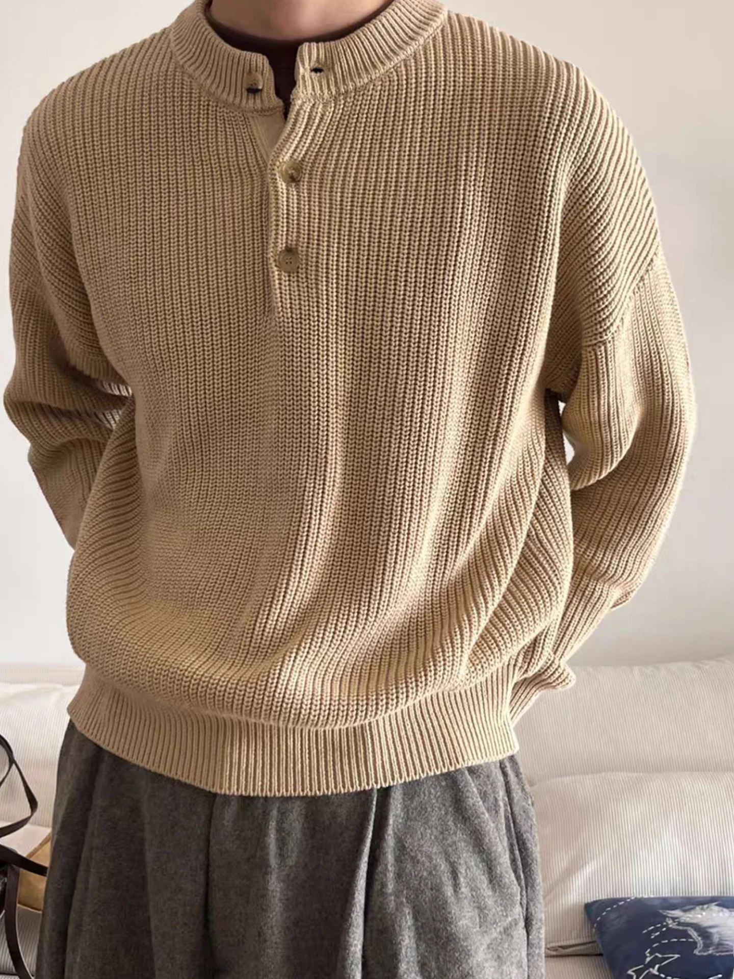 Cleanfit винтажный мужской вязаный свитер на пуговицах свободного покроя цветной повседневный универсальный длинный свек круглый дышащий
Cleanfit винтажный мужской вязаный свитер на пуговицах свободного покроя цветной повседневный универсальный длинный свек круглый дышащий