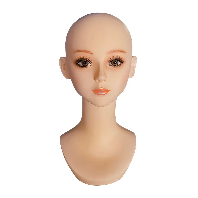 Realistic Female Mannequin Head Wig Hat Jewelry Display Thick Needle Piercable for Business
Realistic Female Mannequin Head Wig Hat Jewelry Display Thick Needle Piercable for Business