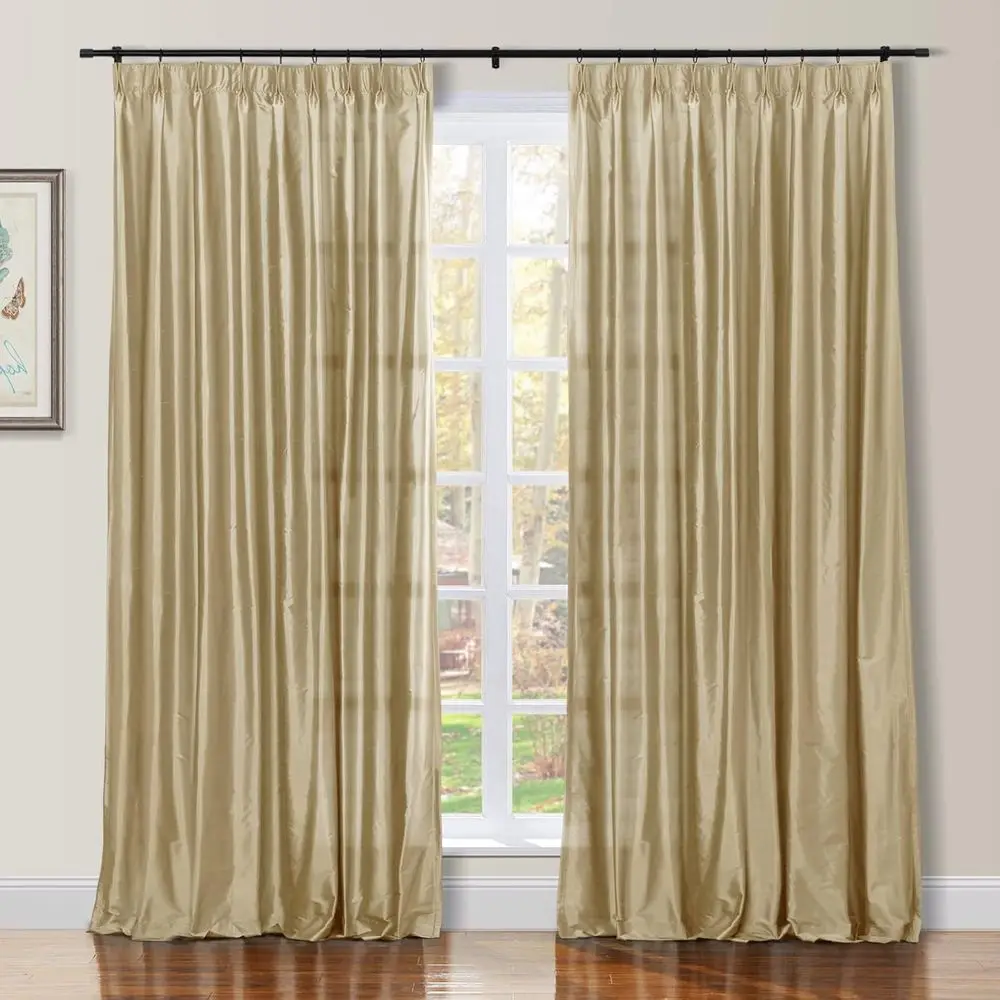 Light Filtering Pinch Pleated Drape Curtain Panel (1 Panel, Biscuit, 52W x 84L)
Light Filtering Pinch Pleated Drape Curtain Panel (1 Panel, Biscuit, 52W x 84L)