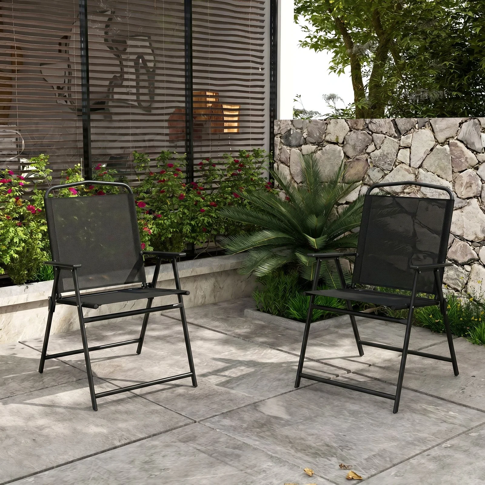 Patio Folding Chairs Set of 2/4,Portable Dining Lawn Chairs,Outdoor Folding Furniture,Breathable Textilene,Steel Frame,Armrest,Backrest,All Weather,for Pool,Camping
Patio Folding Chairs Set of 2/4,Portable Dining Lawn Chairs,Outdoor Folding Furniture,Breathable Textilene,Steel Frame,Armrest,Backrest,All Weather,for Pool,Camping
