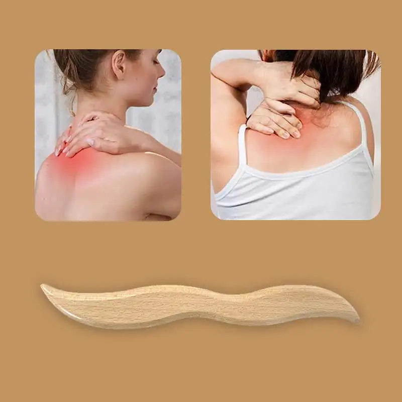 1pcs Beech Wood Body Sculptor Massage Tool Portable Lightweight Wood Gua Sha for Relieving Tensed Muscles And Lymphatic Drainage
1pcs Beech Wood Body Sculptor Massage Tool Portable Lightweight Wood Gua Sha for Relieving Tensed Muscles And Lymphatic Drainage