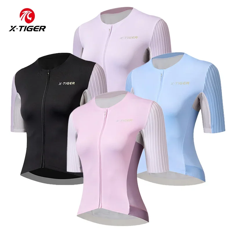 X-TIGER женский велосипедный трикотаж высокого качества дышащие велосипедные гоночные топы с коротким рукавом 4-цветный модный MTB шоссейный велосипедный трикотаж
X-TIGER женский велосипедный трикотаж высокого качества дышащие велосипедные гоночные топы с коротким рукавом 4-цветный модный MTB шоссейный велосипедный трикотаж