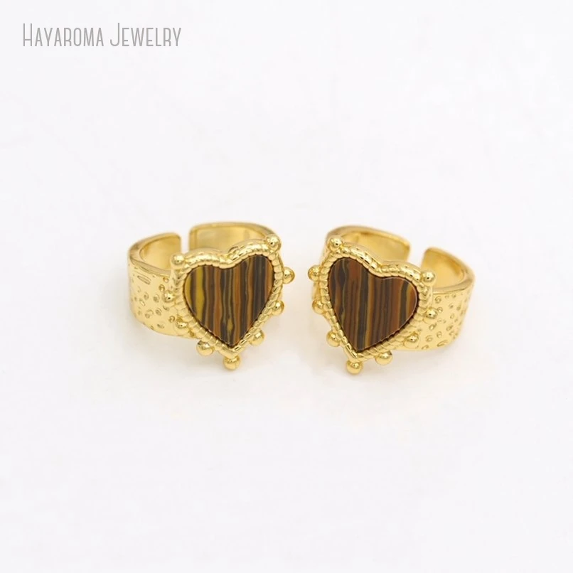 10Pcs Metal Stone Tiger Eye Red Copper Wholesale Gold Color Gift For Her Hearts Heart Shape Point Ring RM50883
10Pcs Metal Stone Tiger Eye Red Copper Wholesale Gold Color Gift For Her Hearts Heart Shape Point Ring RM50883