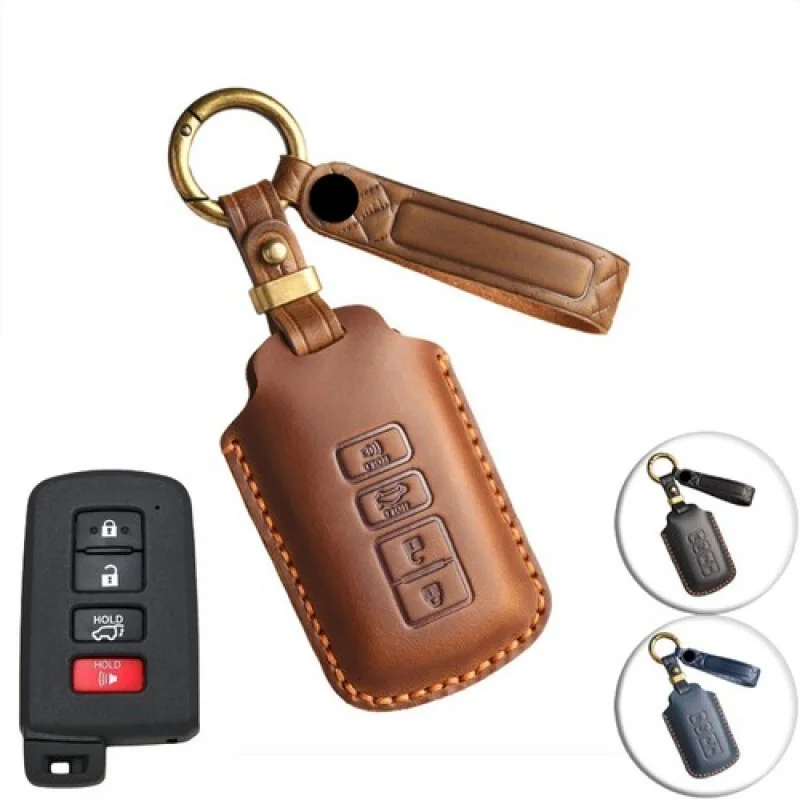 A+ Genuine Leather Car Key Fob Case Cover Bag For Toyota Highlander Camry Corolla
A+ Genuine Leather Car Key Fob Case Cover Bag For Toyota Highlander Camry Corolla