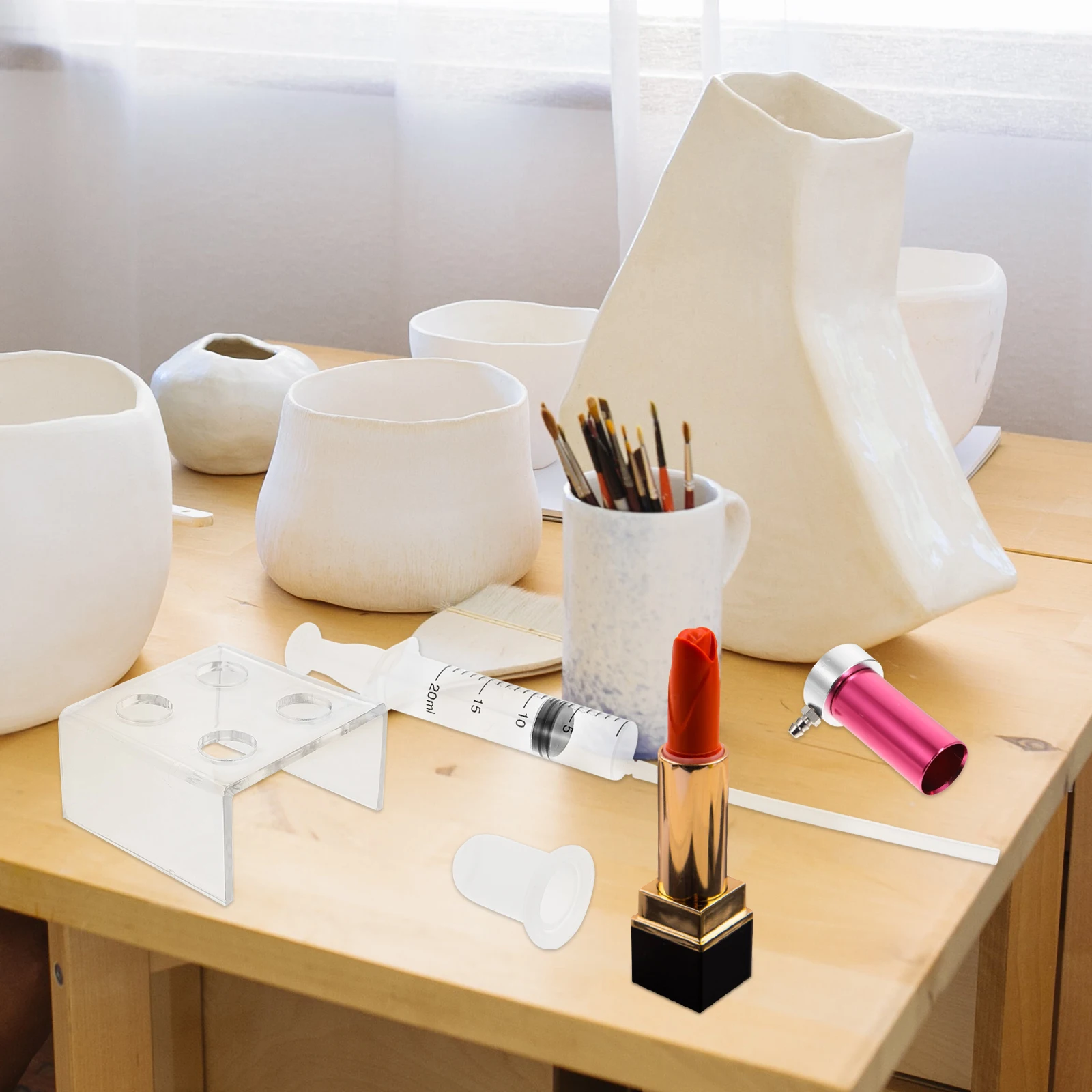 1Set DIY Lipstick Mold Tool Set for Lipstick Making Accessories Professional Personal Use Simple Convenient Crafting
1Set DIY Lipstick Mold Tool Set for Lipstick Making Accessories Professional Personal Use Simple Convenient Crafting